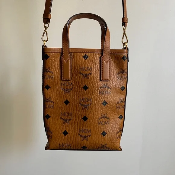 MCM Cognac Crossbody Bag - Picture 5 of 12